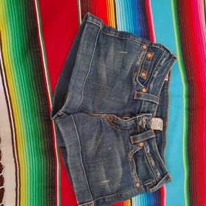 True Religion Dark Wash Shorts